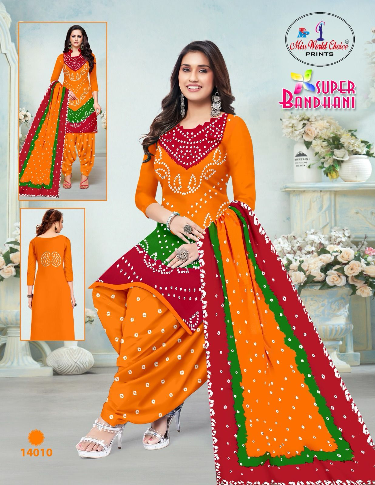 Super Bandhani Vol 14 By Miss World Cotton Printed Dress Material Suppliers In India